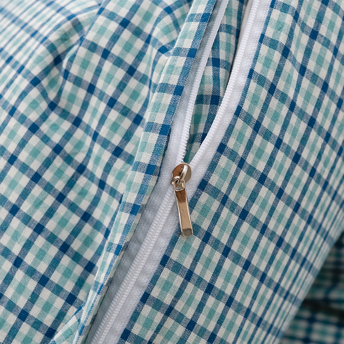 91家纺网 家纺一手货源 找家纺 润淳家居 2025新款A类全棉水洗棉四件套三件套童年 蓝