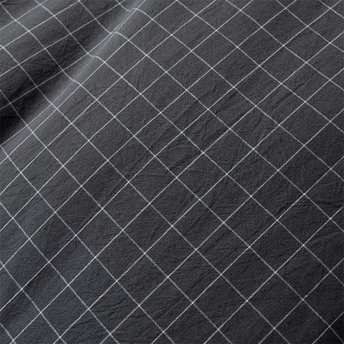 91家纺网 家纺一手货源 找家纺 鸣升家纺 2025新款全棉纯棉色织水洗棉学生三件套 新灰格