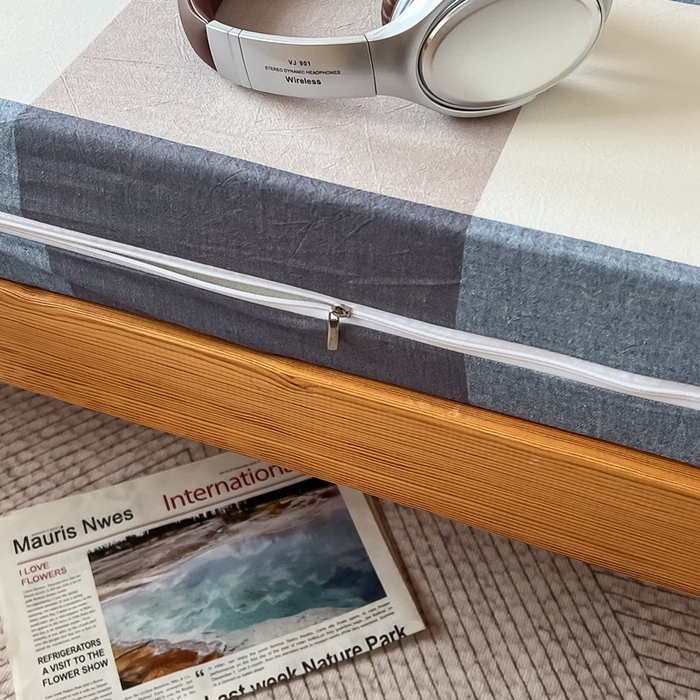 91家纺网 家纺一手货源 找家纺 九沐良品 2025新款全棉纯棉色织水洗棉学生三件套宿舍三件套上下铺三件套 米粽丈青格