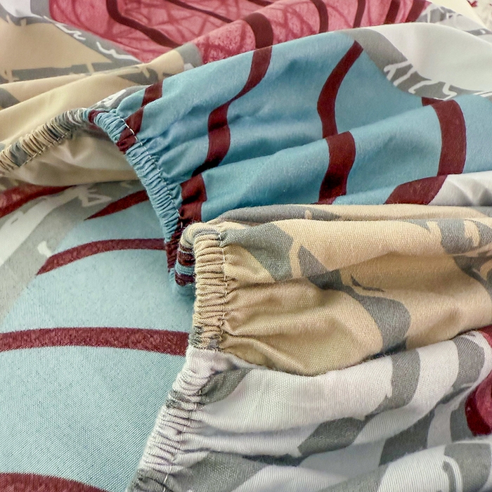 91家纺网 家纺一手货源 找家纺 梵巢家纺 芦荟棉床笠单床笠，外贸跨境单床笠磨毛床笠印花床笠床笠三件套 片片梦境