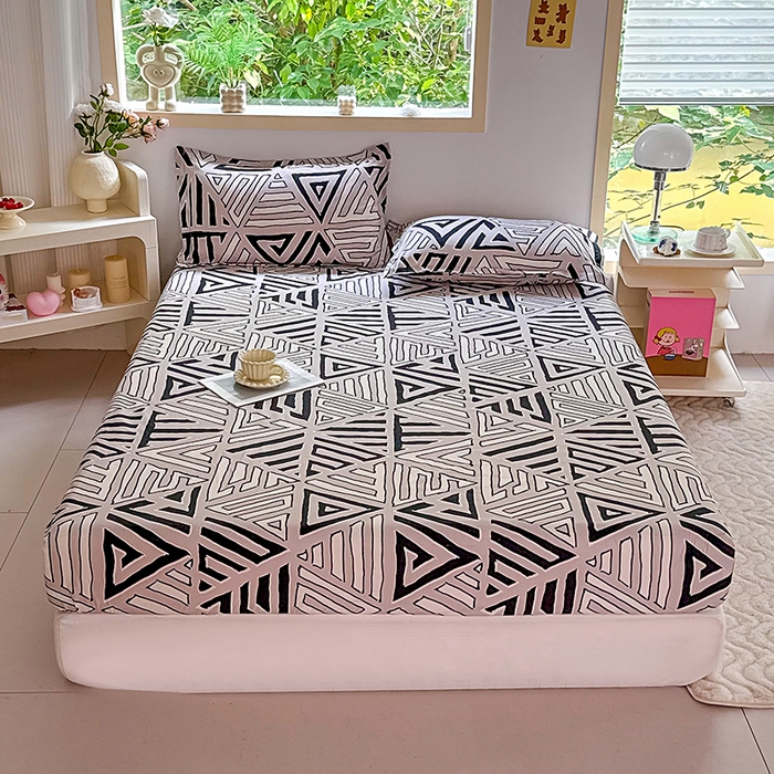 91家纺网 家纺一手货源 找家纺 （总）亿佳人 芦荟棉床笠，外贸跨境单床笠磨毛床笠印花床笠