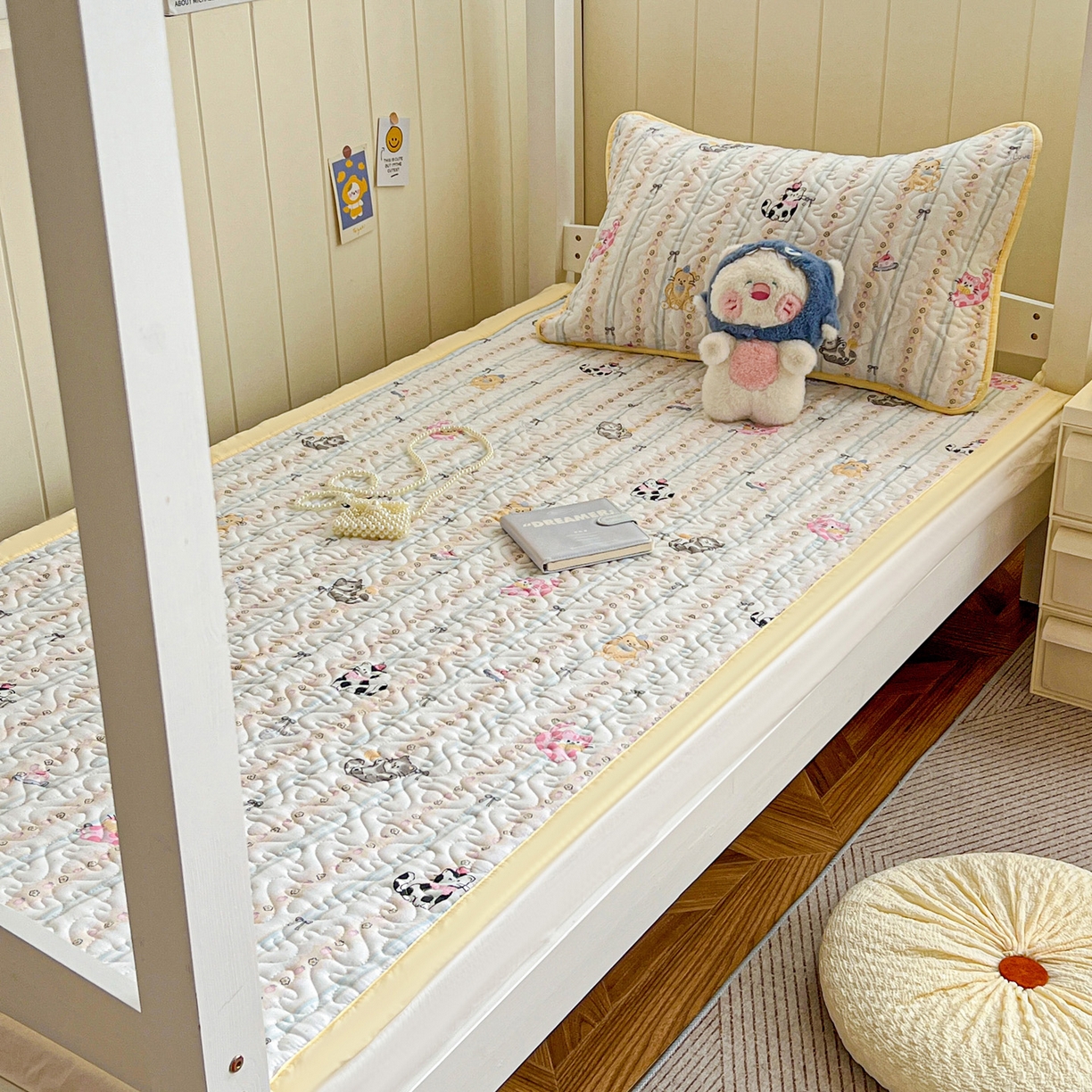 91家纺网 家纺一手货源 找家纺 （总）纽缦家纺 2025新款A类水洗棉学生床垫垫子