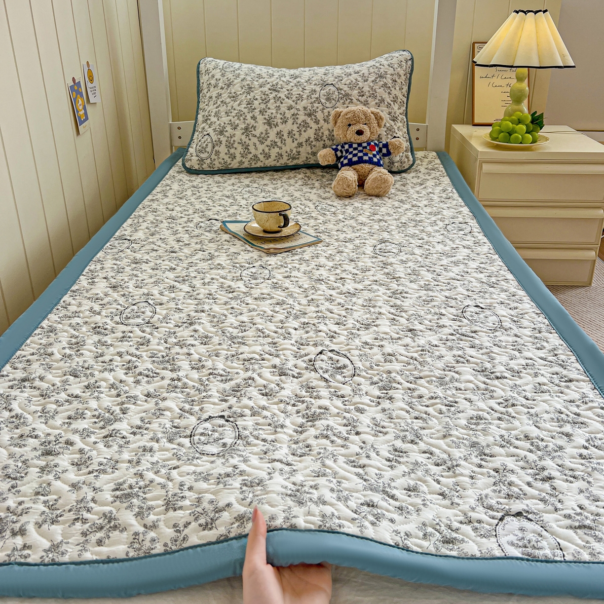 91家纺网 家纺一手货源 找家纺 （总）纽缦家纺 2025新款A类水洗棉学生床垫垫子