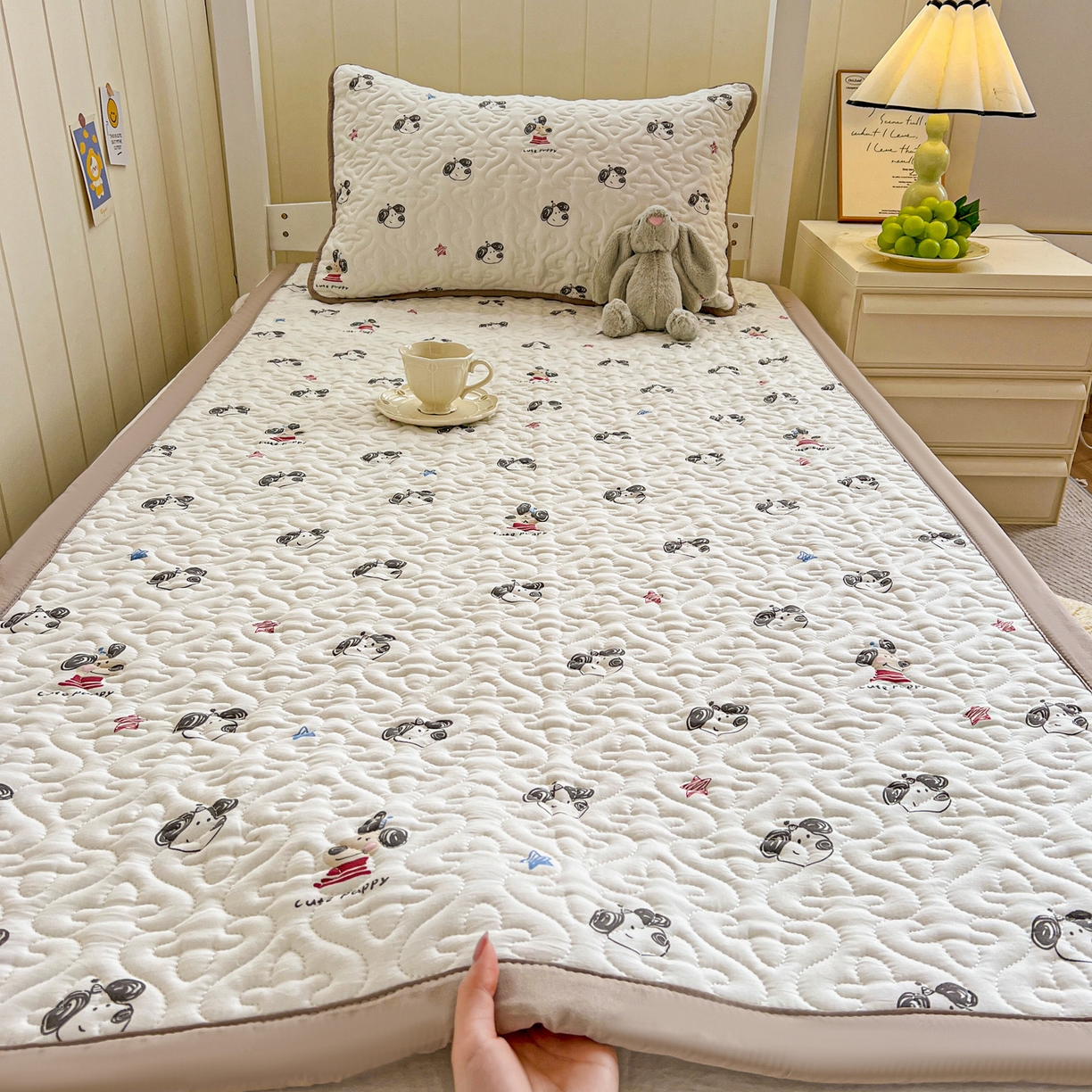 91家纺网 家纺一手货源 找家纺 （总）纽缦家纺 2025新款A类水洗棉学生床垫垫子