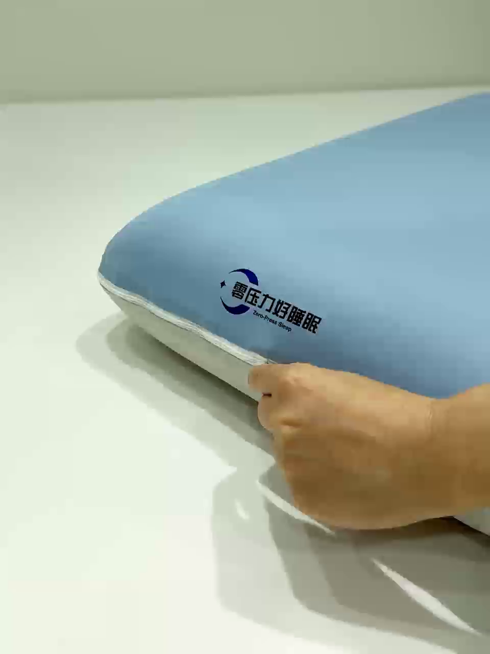 91家纺网 家纺一手货源 找家纺 （总）帛茗轩2025春夏新款凉感蓝鲸星球三代枕枕头枕芯单枕芯