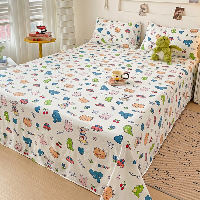 91家纺网 家纺一手货源 找家纺 （总）纽缦家纺 2025新款水洗双层纱床单