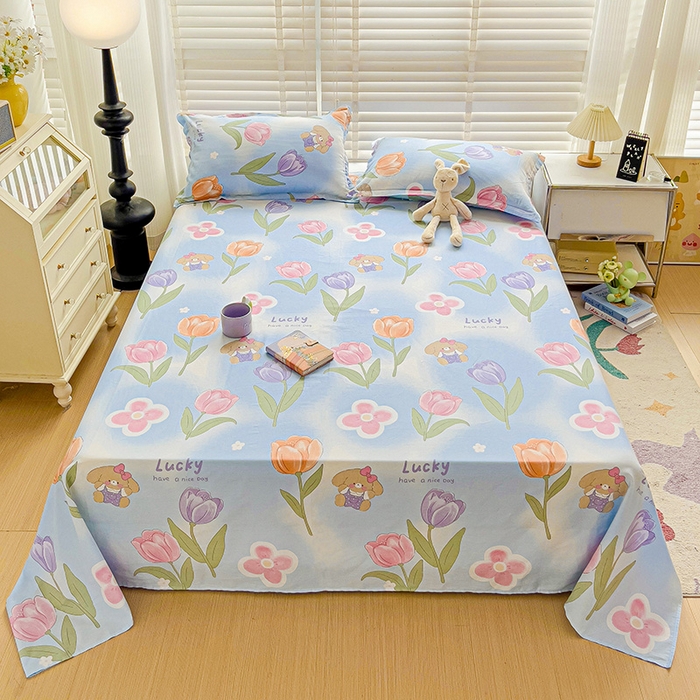 91家纺网 家纺一手货源 找家纺 （总）纽缦家纺 2025新款纯棉斜纹床单单品床单床单单件