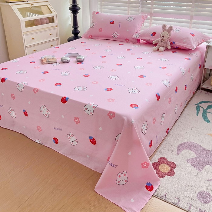 91家纺网 家纺一手货源 找家纺 （总）纽缦家纺 2025新款纯棉斜纹床单单品床单床单单件