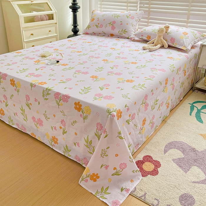 91家纺网 家纺一手货源 找家纺 （总）纽缦家纺 2025新款纯棉斜纹床单单品床单床单单件