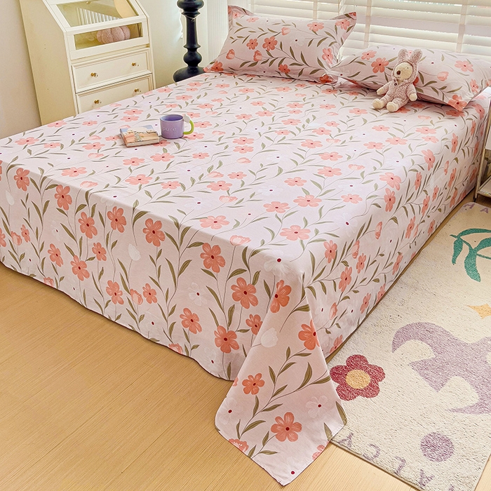 91家纺网 家纺一手货源 找家纺 （总）纽缦家纺 2025新款纯棉斜纹床单单品床单床单单件