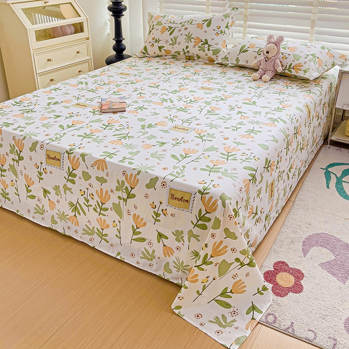 91家纺网 家纺一手货源 找家纺 （总）纽缦家纺 2025新款纯棉斜纹床单单品床单床单单件