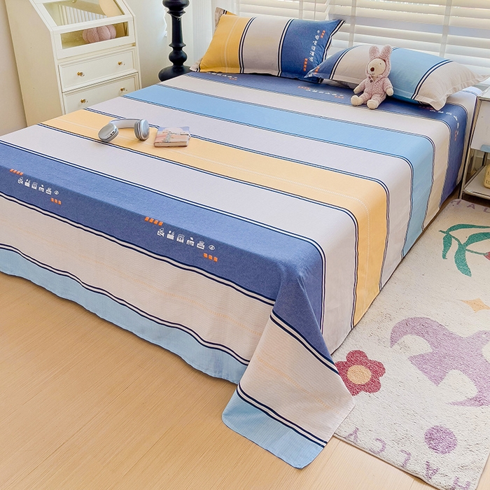 91家纺网 家纺一手货源 找家纺 （总）纽缦家纺 2025新款纯棉斜纹床单单品床单床单单件