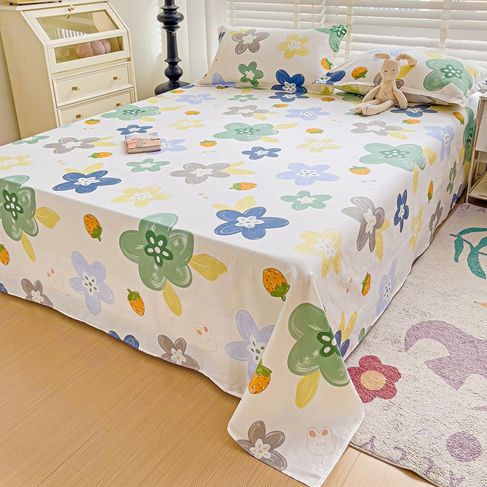 91家纺网 家纺一手货源 找家纺 （总）纽缦家纺 2025新款纯棉斜纹床单单品床单床单单件