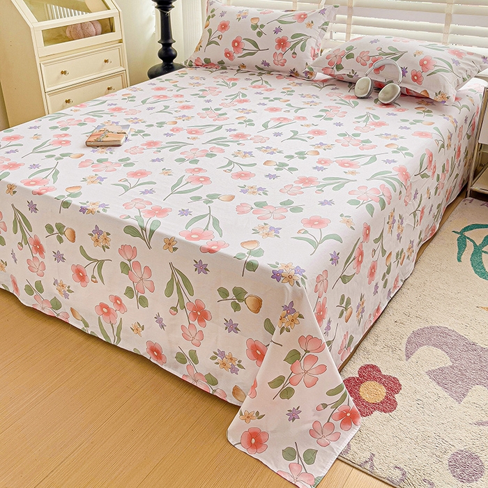 91家纺网 家纺一手货源 找家纺 （总）纽缦家纺 2025新款纯棉斜纹床单单品床单床单单件