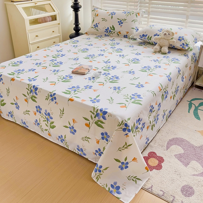 91家纺网 家纺一手货源 找家纺 （总）纽缦家纺 2025新款纯棉斜纹床单单品床单床单单件