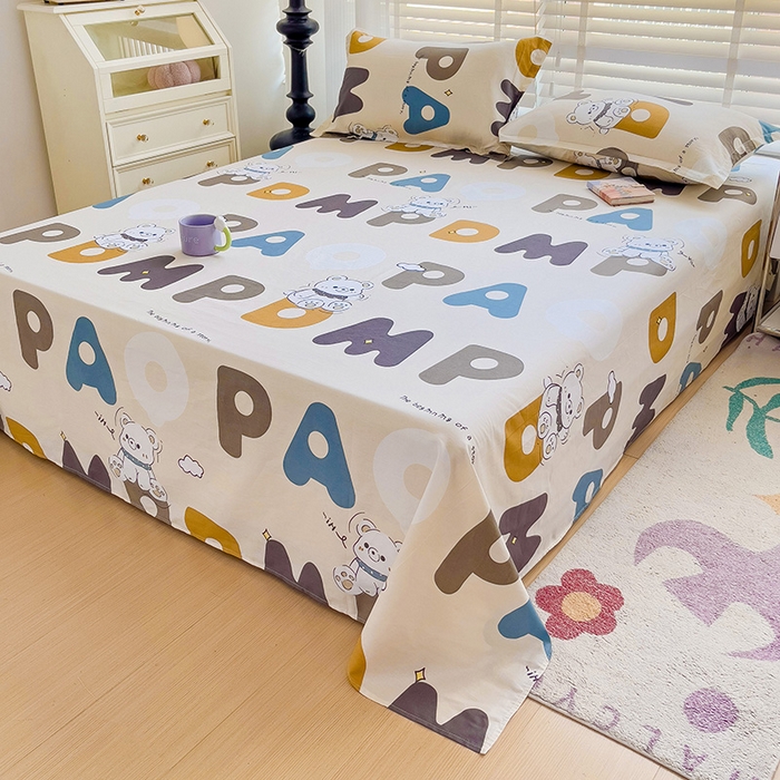 91家纺网 家纺一手货源 找家纺 （总）纽缦家纺 2025新款纯棉斜纹床单单品床单床单单件