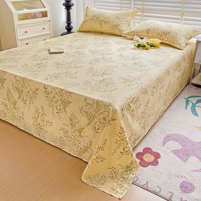 91家纺网 家纺一手货源 找家纺 （总）纽缦家纺 2025新款纯棉斜纹床单单品床单床单单件