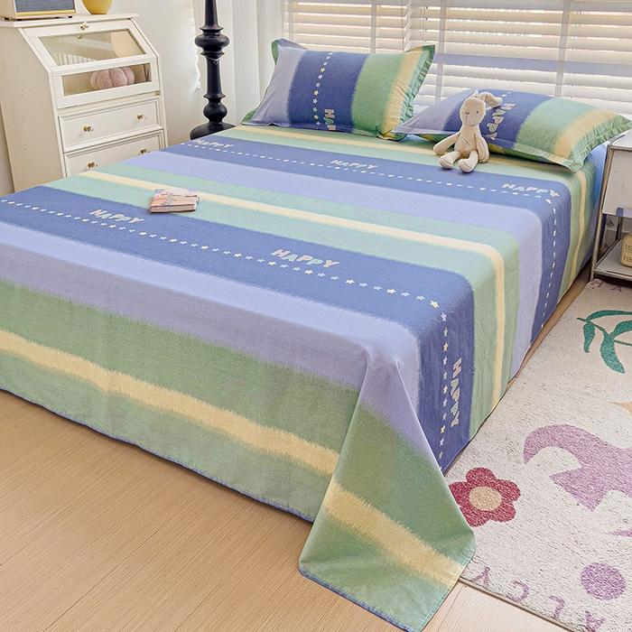 91家纺网 家纺一手货源 找家纺 （总）纽缦家纺 2025新款纯棉斜纹床单单品床单床单单件