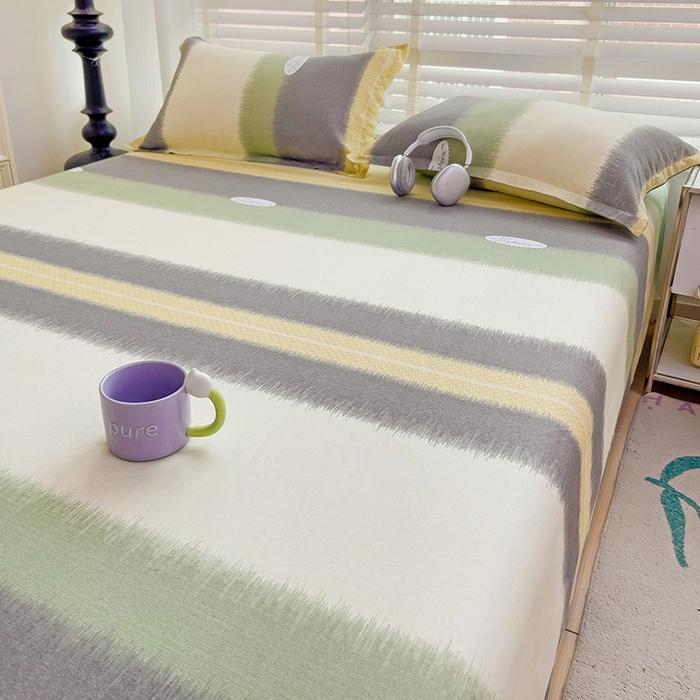 91家纺网 家纺一手货源 找家纺 纽缦家纺 2025新款纯棉斜纹床单单品床单床单单件 布尔斯