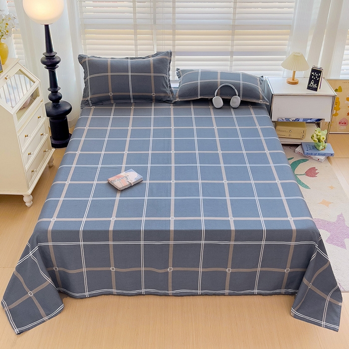 91家纺网 家纺一手货源 找家纺 纽缦家纺 2025新款纯棉斜纹床单单品床单床单单件 米拉