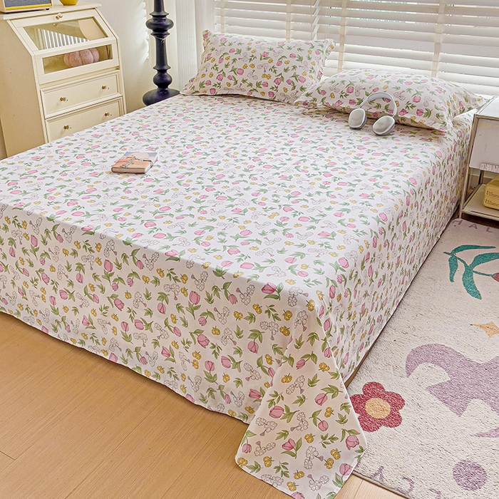 纽缦家纺 2025新款纯棉斜纹床单单品床单床单单件 米莱