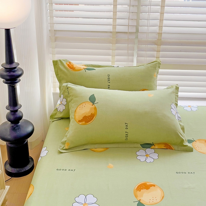 91家纺网 家纺一手货源 找家纺 纽缦家纺 2025新款纯棉斜纹床单单品床单床单单件 柠夏