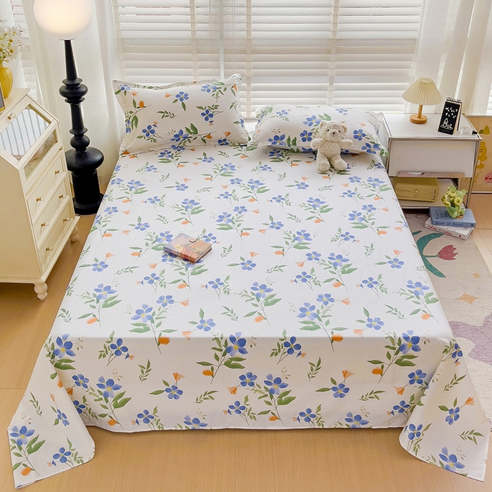 91家纺网 家纺一手货源 找家纺 纽缦家纺 2025新款纯棉斜纹床单单品床单床单单件 清梦