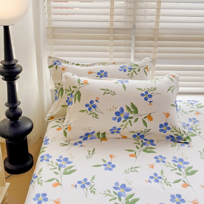 91家纺网 家纺一手货源 找家纺 纽缦家纺 2025新款纯棉斜纹床单单品床单床单单件 清梦