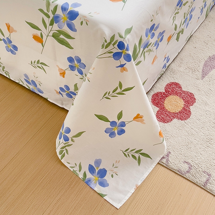 91家纺网 家纺一手货源 找家纺 纽缦家纺 2025新款纯棉斜纹床单单品床单床单单件 清梦