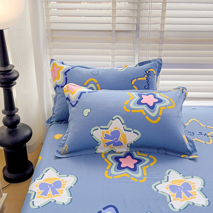 91家纺网 家纺一手货源 找家纺 纽缦家纺 2025新款纯棉斜纹床单单品床单床单单件 闪亮明星