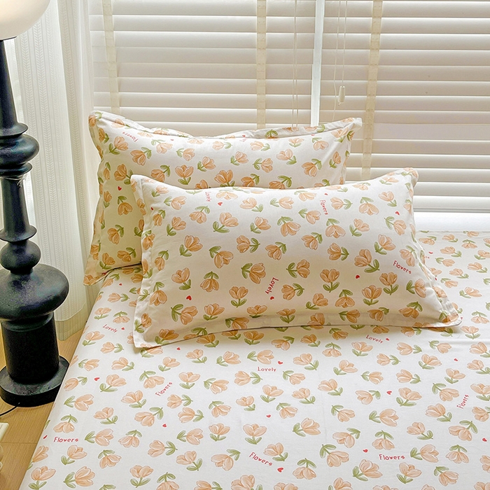 91家纺网 家纺一手货源 找家纺 纽缦家纺 2025新款纯棉斜纹床单单品床单床单单件 夏遇