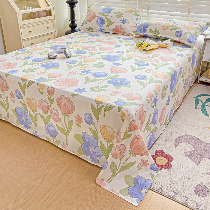 纽缦家纺 2025新款纯棉斜纹床单单品床单床单单件 相伴里