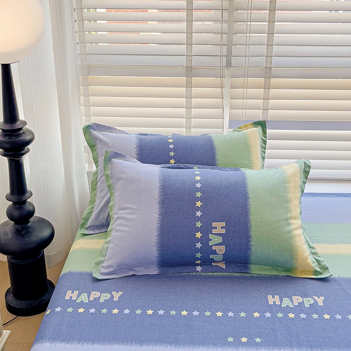 91家纺网 家纺一手货源 找家纺 纽缦家纺 2025新款纯棉斜纹床单单品床单床单单件 星闪亮