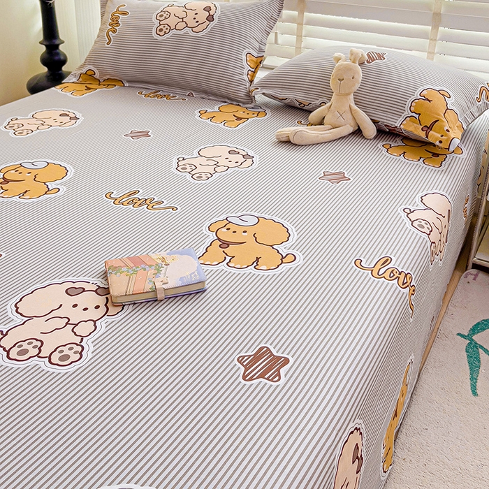 91家纺网 家纺一手货源 找家纺 纽缦家纺 2025新款纯棉斜纹床单单品床单床单单件 幸运汪咖