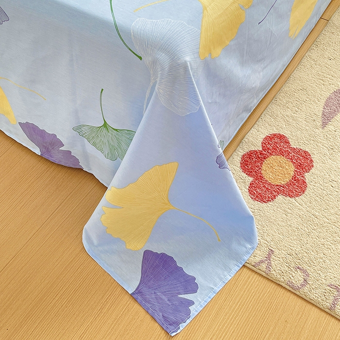 91家纺网 家纺一手货源 找家纺 纽缦家纺 2025新款纯棉斜纹床单单品床单床单单件 寻春蓝