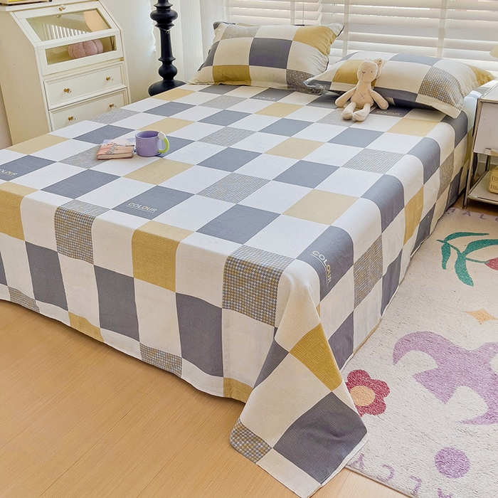 纽缦家纺 2025新款纯棉斜纹床单单品床单床单单件 雅格