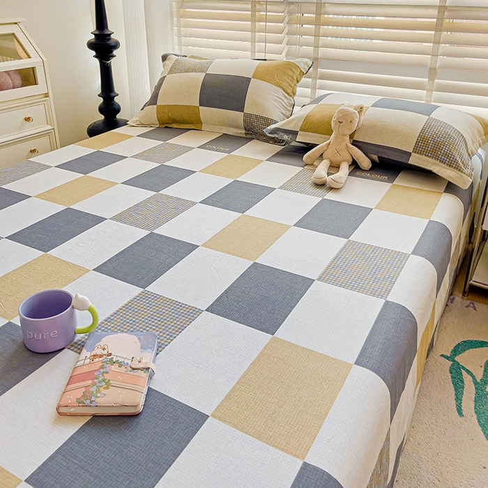 91家纺网 家纺一手货源 找家纺 纽缦家纺 2025新款纯棉斜纹床单单品床单床单单件 雅格