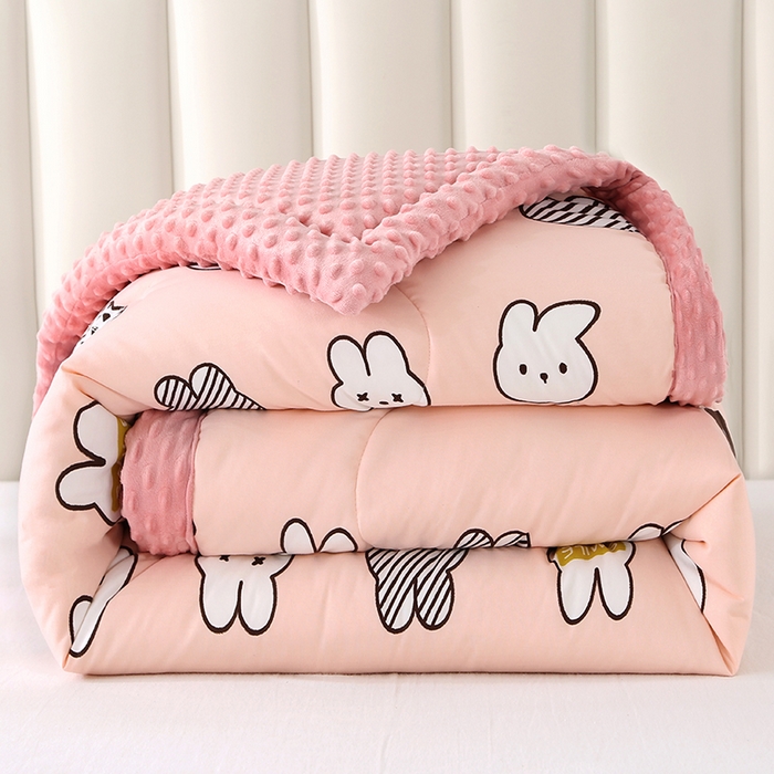 91家纺网 家纺一手货源 找家纺 （总）欧夏被业 2025新款冬被水洗棉豆豆被芯豆豆绒被子学生春秋被供直播