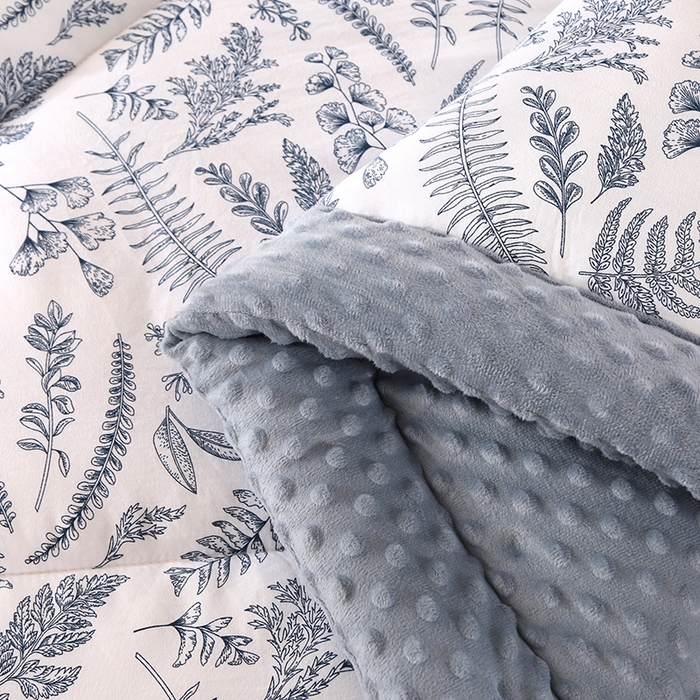 91家纺网 家纺一手货源 找家纺 欧夏被业 2024新款冬被水洗棉豆豆被芯豆豆绒被子学生春秋被供直播 莫奈