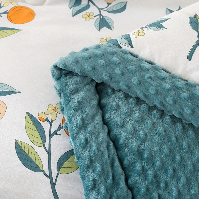 91家纺网 家纺一手货源 找家纺 欧夏被业 2025新款冬被水洗棉豆豆被芯豆豆绒被子学生春秋被供直播 枇杷果