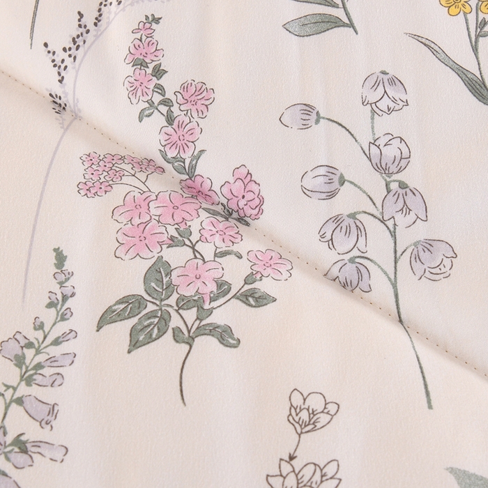 91家纺网 家纺一手货源 找家纺 欧夏被业 2025新款冬被水洗棉豆豆被芯豆豆绒被子学生春秋被供直播 薰衣草