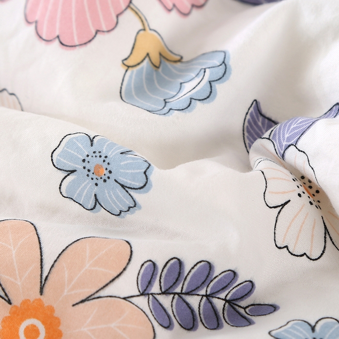 91家纺网 家纺一手货源 找家纺 欧夏被业 2025新款冬被水洗棉豆豆被芯豆豆绒被子学生春秋被供直播 向阳花开