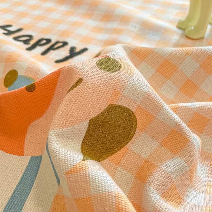 91家纺网 家纺一手货源 找家纺 义博家纺 2025新款原棉老粗布床单凉席欢乐时光