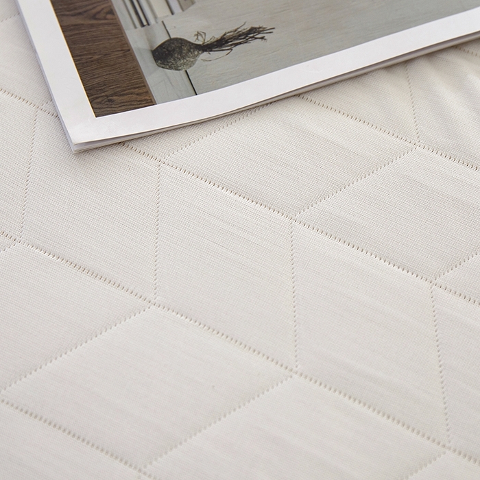 91家纺网 家纺一手货源 找家纺 梦斋家纺 2025新款纯色针织夏被被子被芯 米白