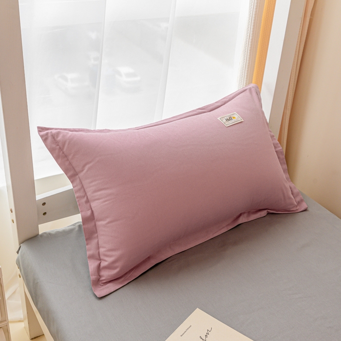 91家纺网 家纺一手货源 找家纺 贝兰仙奴 2025新款13372全棉印花简约学生三件套 豆沙