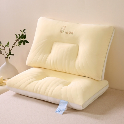 91家纺网 家纺一手货源 找家纺 （总）珍贝家纺 2025新款冰丝护颈枕枕头枕芯