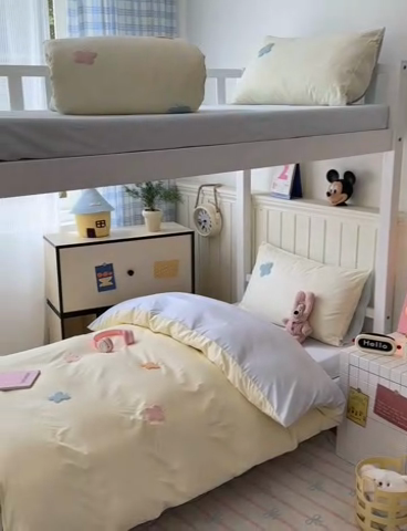 91家纺网 家纺一手货源 找家纺 锦觅 2025新款学生季全棉纯棉毛巾绣三件套奶油小清新刺绣四件套（全文件大图以及买家秀） 五彩斑斓