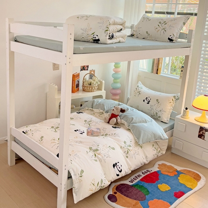 91家纺网 家纺一手货源 找家纺 （总）依庭 2025新款全棉印花学生三件套宿舍三件套全棉三件套纯棉三件套