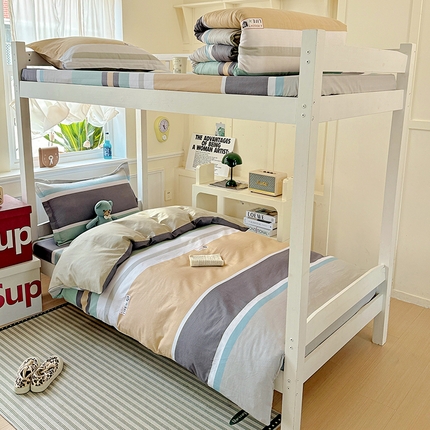 91家纺网 家纺一手货源 找家纺 （总）依庭 2025新款全棉印花学生三件套宿舍三件套全棉三件套纯棉三件套