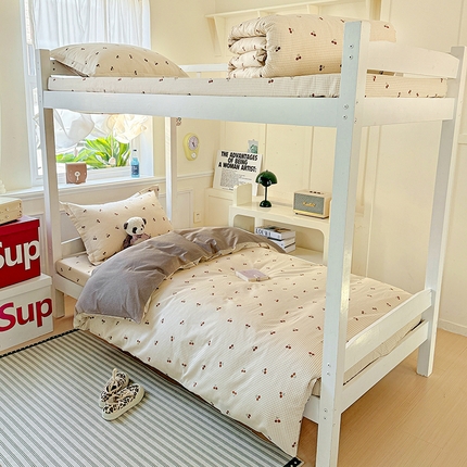 91家纺网 家纺一手货源 找家纺 （总）依庭 2025新款全棉印花学生三件套宿舍三件套全棉三件套纯棉三件套